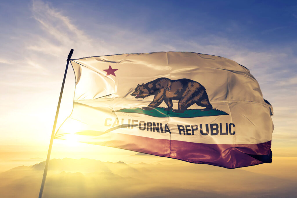 California state of United States flag